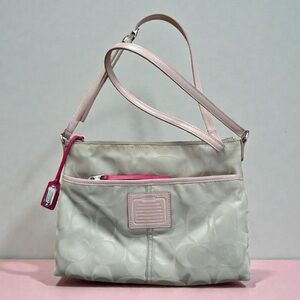 Coach Legacy Weekend Signature Nylon Hippie bag